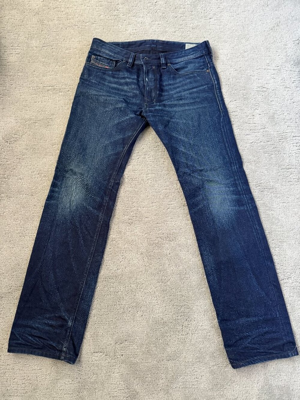 Diesel Safado Regular Slim Straight Jeans – Wash 0837G | 31x30
